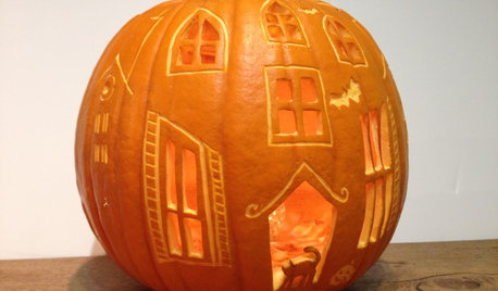 Craft: How to Carve a Haunted House Pumpkin