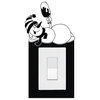 Lightswitch Cartoon Snowman Sticker