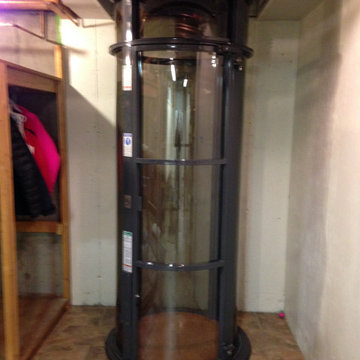 Pneumatic Home Elevator Retro-fit in New Hampshire Residence