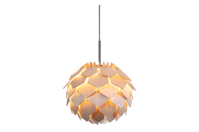 Unahi 2.0 - lampada a sospensione in legno by Ulap design