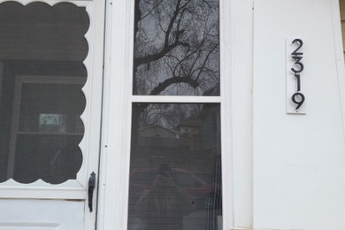 Inspiration for a timeless entryway remodel in Omaha