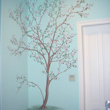 Girl's Bedroom Murals
