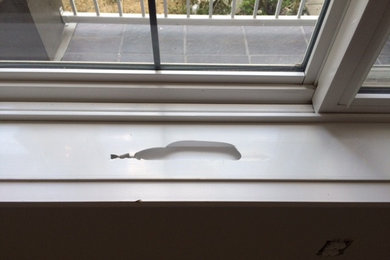 Extensive Damage To Window Sill