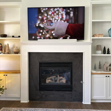 Flower Mound - Transitional Fireplace Remodel