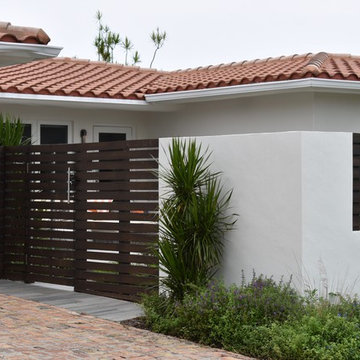 Front Yard Modern Entry gate