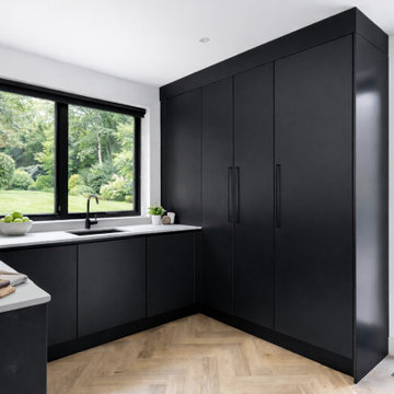 Euro Shadowy Matte Black Gallery | Kitchen Projects
