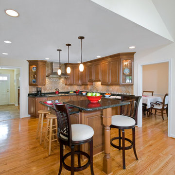 McLean Kitchen Renovation Opens To Beautiful Outdoor Structures