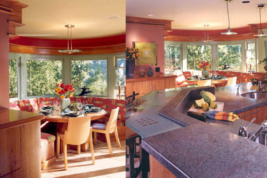 Example of a trendy dining room design in San Francisco
