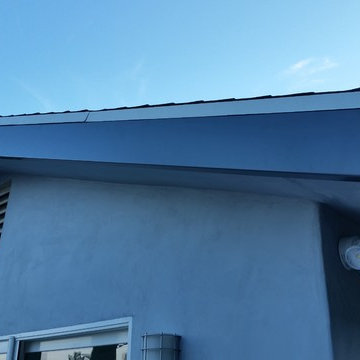 Fascia Wrap, Custom Sectional Slant Back Box Gutters in Studio City