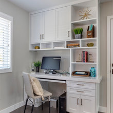 Built in Bookshelves & Desk