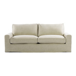 Casual 83" Linen Upholstered Sofa - Sofas