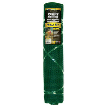 YardGard® 889241A Plastic Poultry Netting, Green, 3/4" Mesh, 36" x 25'