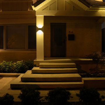 Modern Concrete Front & Backyard Transformation