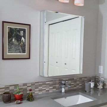 The Construction Process - Contemporary Master Bath