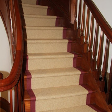 Custom Curved Wide Binding Sisal Runners