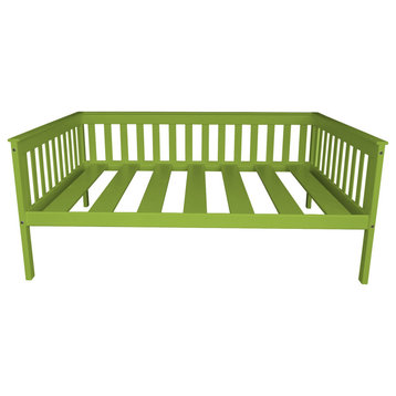 Mission Daybed, Lime Green, Full