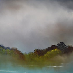 As the Mist Lifted by Elaine Green - Paintings
