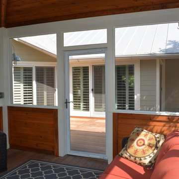Ipe Deck With Screen Porch To Match Home