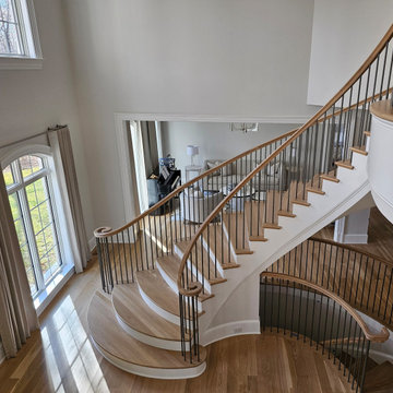 Project #116 | Elegant Curved Staircase