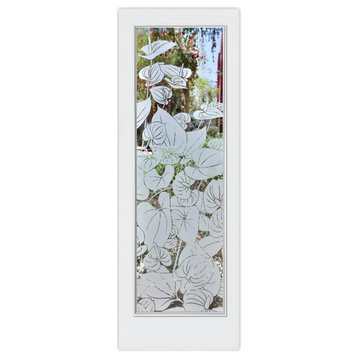 Front Door - Anthurium - Fiberglass Smooth - 36" x 80" - Book/Slab Door