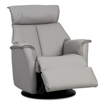 contemporary swivel rocker recliner