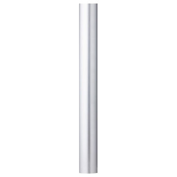 Feiss 7-Foot Outdoor Post, Painted Brushed Steel
