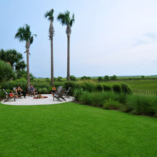 outside fire pit/great grasses