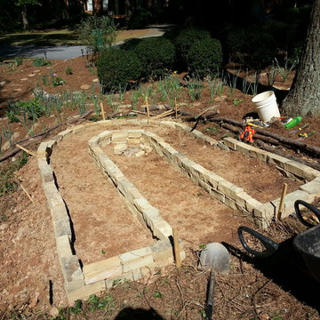 Rock Raised Veggie Garden Bed