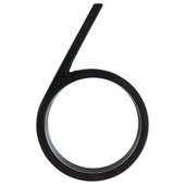 House Address Numbers Black Metal Numbers 5.5 Inch Home Number US Based  Company (Number 2)