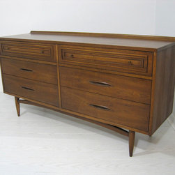 Mid-Century Broyhill Sculptra Double Dresser Credenza - SOLD - Dressers