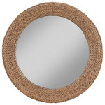 Universal Furniture - Universal Furniture Modern Farmhouse Fallon Mirror - Wrapped in woven water hyacinth, the Fallon Mirror brings a warm and natural elegance to living areas.