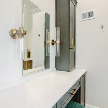 Primary Bathroom Remodel with Tub Removal & Shower Relocation