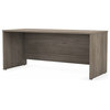 Pemberly Row 72W x 30D Office Desk in Modern Hickory - Engineered Wood