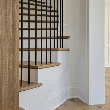 Project #110 | Beautiful Curved Staircase with Circular Balcony