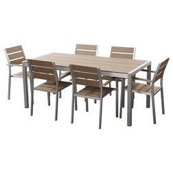 Contemporary Outdoor Dining Sets by Beliani LLC