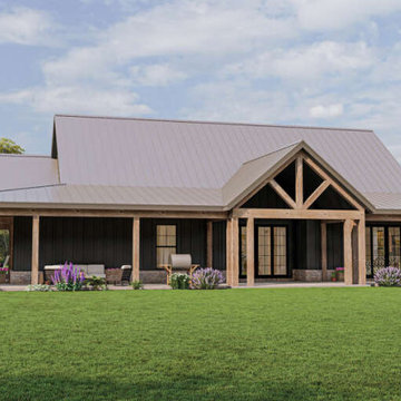 Exclusive Barn House Plan 009-00317