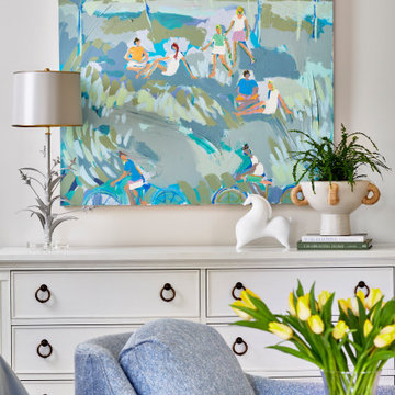 Colorful Suburban Renovation