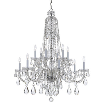 Crystorama 1112CHCLS 12 Light Chandelier Traditional Crystal