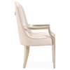 Malibu Crest Dining Arm Chair - Frosted Linen/Chardonnay