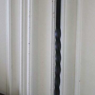 Custom Black Iron Queen Size Canopy Bed