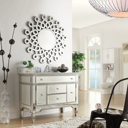 Mirrored Bathroom Vanities - Bathroom Vanities And Sink Consoles