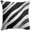 Zebra Stripes Throw Pillow, 16x16