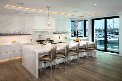 Trendy kitchen photo in Orange County