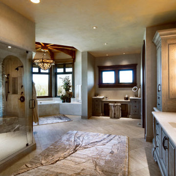 Rustic Elegance in Wolf Creek Ranch, Utah by Cameo Homes Inc.