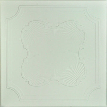 20"x20" Coronado, Styrofoam Ceiling Tile, Hancok Green