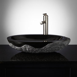 HARNEY STONE VESSEL SINK - CHISELED EDGE - Bathroom Sinks