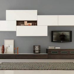 Italian Wall Unit Velvet 905 by Artigian Mobili - $5,255.00 - Entertainment Centers And Tv Stands