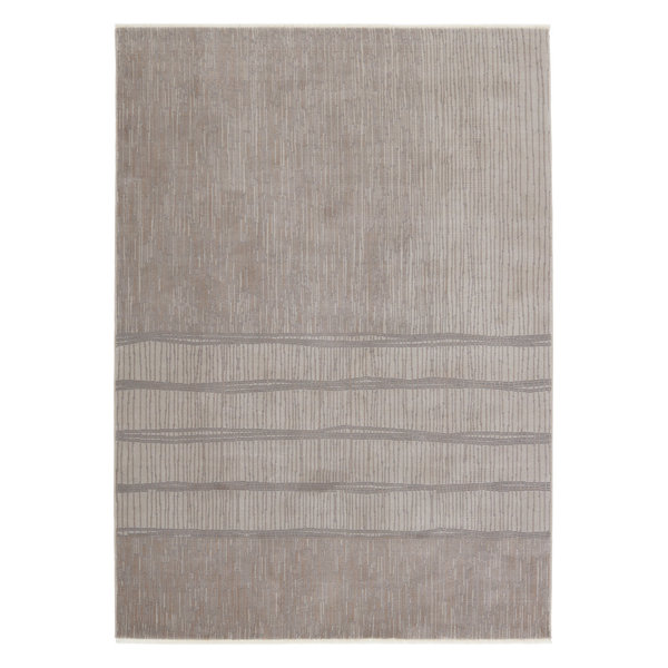Jaipur Living Ewan Abstract Taupe/Gray Area Rug 5'x7'6