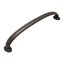 Cosmas - Cosmas 827-160ORB Oil Rubbed Bronze Cabinet Pull, 6-5/16" Hole Centers - Cabinet And Drawer Handle Pulls