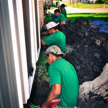 Slab Foundation Repair - Garland, TX